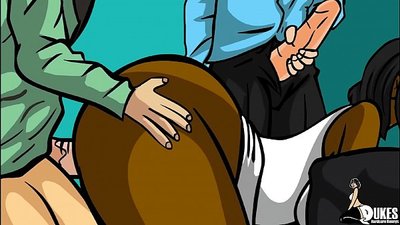 Opiskelijat harrastavat seksiä mustan opettajan kanssa koulun jälkeen